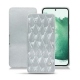 Custodia in pelle Samsung Galaxy S22+ - Platinium - Couture