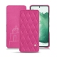 Capa em pele Samsung Galaxy S22+ - Rose BB - Couture