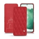 Capa em pele Samsung Galaxy S22+ - Rouge troupelenc - Couture