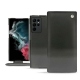 Samsung Galaxy S22 Ultra leather case - Onyx ( Black ) 
