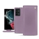 硬质真皮保护套 Samsung Galaxy S22 Ultra - Lilas ( Nappa - Pantone 2645U ) 