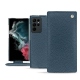 Samsung Galaxy S22 Ultra leather case - Indigo ( Pantone 303U ) 