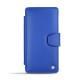 Housse cuir Sony Xperia Z3 Compact  - Bleu océan ( Nappa - Pantone 293C ) 