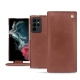 Housse cuir Samsung Galaxy S22 Ultra - Passion vintage ( Glutton - Red ) 