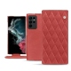 Housse cuir Samsung Galaxy S22 Ultra - Cerise vintage - Couture