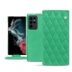 Housse cuir Samsung Galaxy S22 Ultra - Menthe vintage - Couture