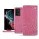 Housse cuir Samsung Galaxy S22 Ultra - Serpent ciclamino