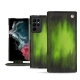 Housse cuir Samsung Galaxy S22 Ultra - Vert Patine