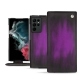 Housse cuir Samsung Galaxy S22 Ultra - Violet Patine
