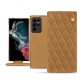 硬质真皮保护套 Samsung Galaxy S22 Ultra - Castan esparciate - Couture