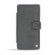 Custodia in pelle Sony Xperia Z3 Compact  - Dark vintage ( Roughtcut - Black#5256 ) 