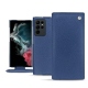 Housse cuir Samsung Galaxy S22 Ultra - Bleu frisson