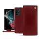 Samsung Galaxy S22 Ultra leather case - Rouge Veggie