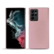 Lederschutzhülle Samsung Galaxy S22 Ultra - Rose ( Nappa - Pantone 2365C ) 