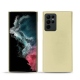 Funda de piel Samsung Galaxy S22 Ultra - Beige ( Nappa - Pantone 7502C ) 