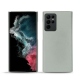 Funda de piel Samsung Galaxy S22 Ultra - Gris ( Nappa - Pantone W428C ) 