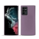 Capa em pele Samsung Galaxy S22 Ultra - Lilas ( Nappa - Pantone 2645U ) 