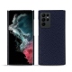 Samsung Galaxy S22 Ultra leather cover - Cobalt ( Pantone 2766C ) 