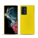Capa em pele Samsung Galaxy S22 Ultra - Jaune fluo