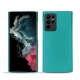 Capa em pele Samsung Galaxy S22 Ultra - Bleu fluo