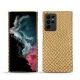 Custodia in pelle Samsung Galaxy S22 Ultra - Serpent sabbia