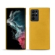 Lederschutzhülle Samsung Galaxy S22 Ultra - Jaune soulèu