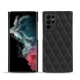 Custodia in pelle Samsung Galaxy S22 Ultra - Noir - Couture ( Nappa - Black ) 