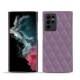 Capa em pele Samsung Galaxy S22 Ultra - Lilas - Couture ( Nappa - Pantone 2645U ) 