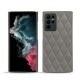Capa em pele Samsung Galaxy S22 Ultra - Acier vintage - Couture