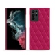 Capa em pele Samsung Galaxy S22 Ultra - Rose fluo - Couture