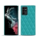 Funda de piel Samsung Galaxy S22 Ultra - Bleu fluo - Couture