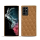 Lederschutzhülle Samsung Galaxy S22 Ultra - Castan esparciate - Couture