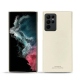 Capa em pele Samsung Galaxy S22 Ultra - Blanc PU