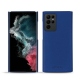 Capa em pele Samsung Galaxy S22 Ultra - Bleu Océan PU
