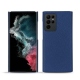 Lederschutzhülle Samsung Galaxy S22 Ultra - Bleu frisson