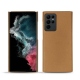 Funda de piel Samsung Galaxy S22 Ultra - Beige Veggie