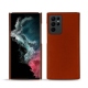 Custodia in pelle Samsung Galaxy S22 Ultra - Orange Veggie
