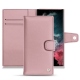 Samsung Galaxy S22 Ultra leather case - Rose ( Nappa - Pantone 2365C ) 