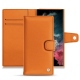 Custodia in pelle Samsung Galaxy S22 Ultra - Orange ( Nappa - Pantone 1495U ) 