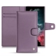 Housse cuir Samsung Galaxy S22 Ultra - Lilas ( Nappa - Pantone 2645U ) 