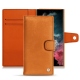 Custodia in pelle Samsung Galaxy S22 Ultra - Mandarine vintage ( Pantone 165C ) 