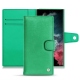 Custodia in pelle Samsung Galaxy S22 Ultra - Menthe vintage ( Pantone 562C ) 