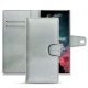 Housse cuir Samsung Galaxy S22 Ultra - Platinium ( Pantone 877C ) 
