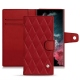 Custodia in pelle Samsung Galaxy S22 Ultra - Rouge - Couture ( Nappa - Pantone 199C ) 