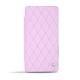 Custodia in pelle Sony Xperia Z3 Compact  - Rose - Couture ( Nappa - Pantone 2365C ) 