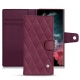 Funda de piel Samsung Galaxy S22 Ultra - Prune vintage - Couture