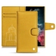 Custodia in pelle Samsung Galaxy S22 Ultra - Jaune soulèu