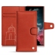Housse cuir Samsung Galaxy S22 Ultra - Arange clouquié