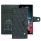 Capa em pele Samsung Galaxy S22 Ultra - Blu marino - Couture
