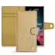 Samsung Galaxy S22 Ultra leather case - Serpent sabbia